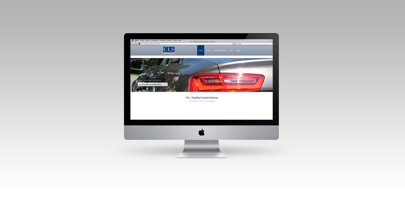 création site web cls chauffeur location services