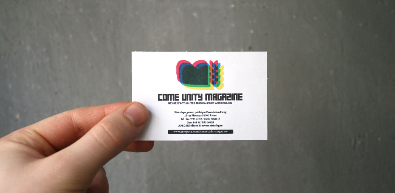 comeunity carte de visite