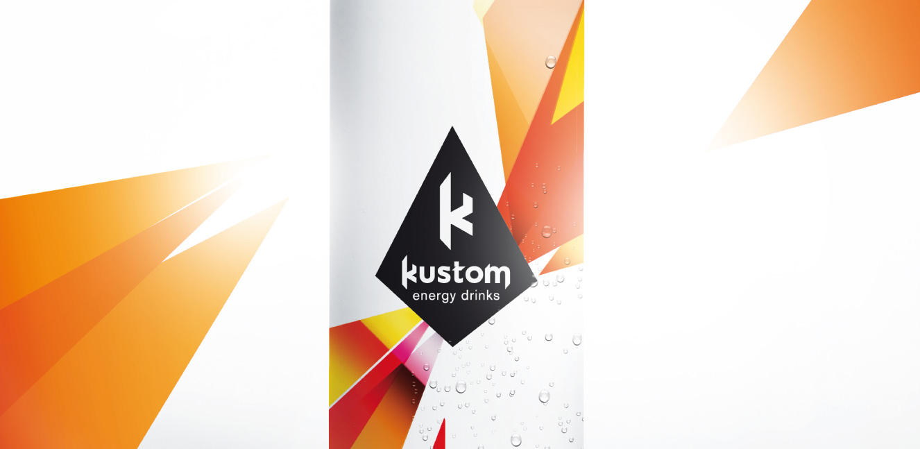 Kustom Energy Drinks Logotype Affiche